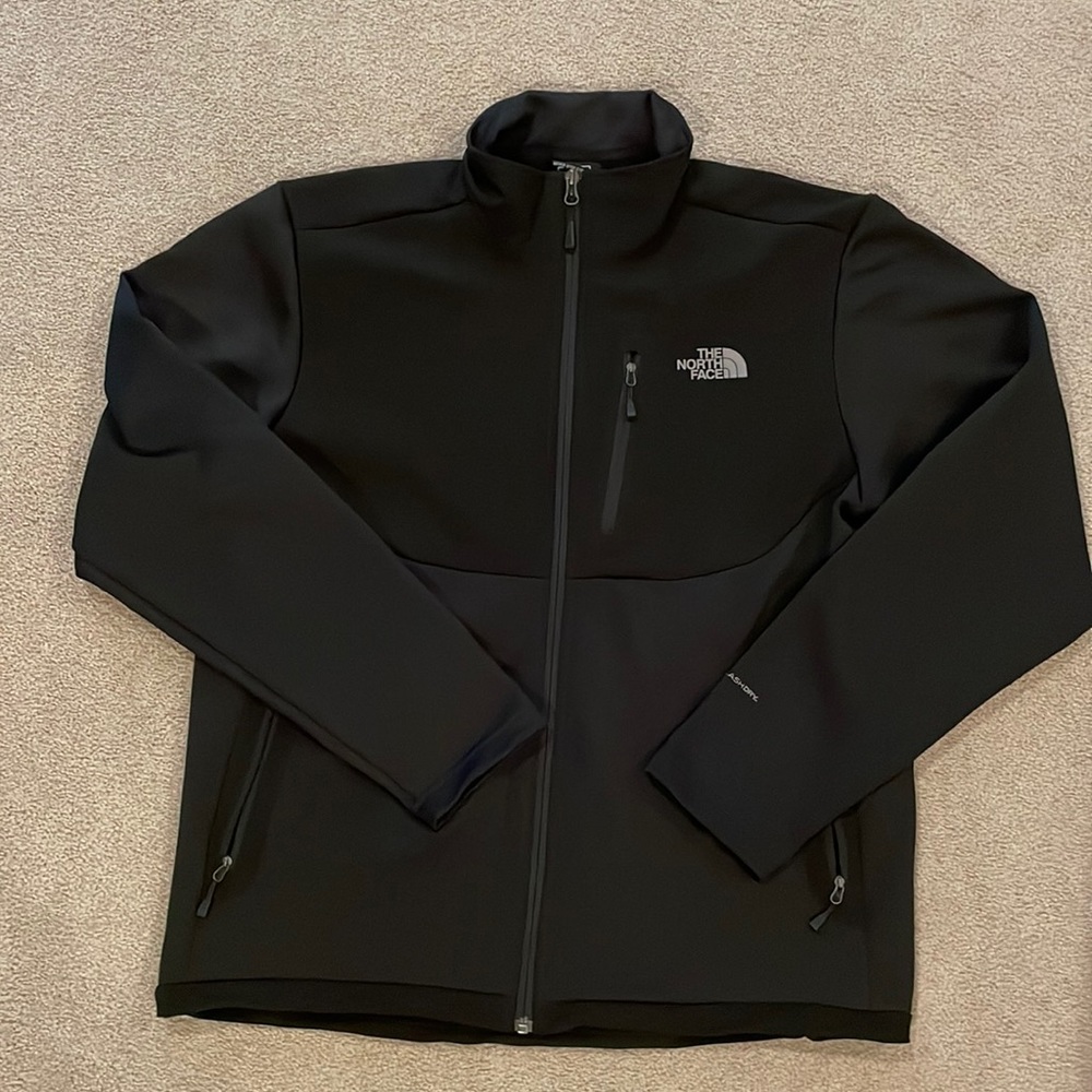The North Face black full zip lightweight mens jacket L NWOT